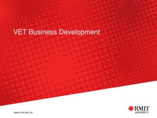 VET Business Development