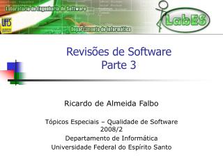 Revisões de Software Parte 3