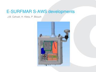 E-SURFMAR S-AWS developments