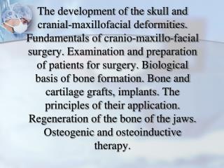 History of Crania defects &amp; cranioplasties