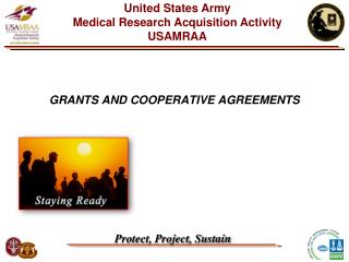 GRANTS AND COOPERATIVE AGREEMENTS