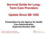 e for Long-Term Care Providers