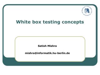 White box testing concepts