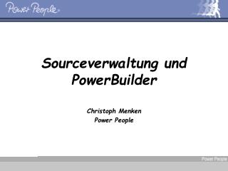 Sourceverwaltung und PowerBuilder