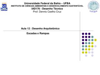 Aula 12 : Desenho Arquitetônico