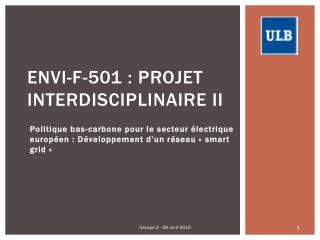 ENVI-F-501 : Projet Interdisciplinaire II