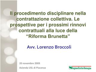 Avv. Lorenzo Broccoli