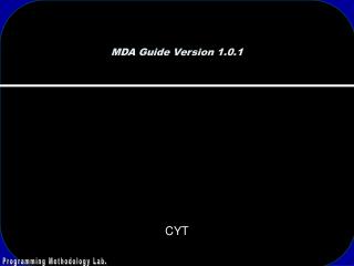 MDA Guide Version 1.0.1