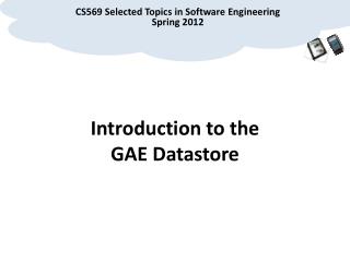 Introduction to the GAE Datastore