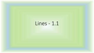 Lines - 1.1