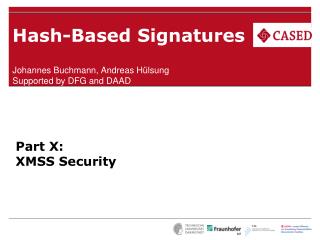 Hash-Based Signatures