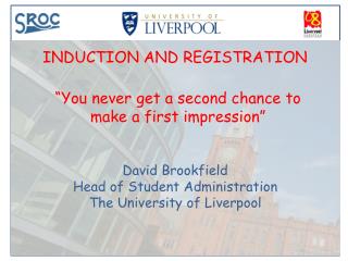 INDUCTION AND REGISTRATION