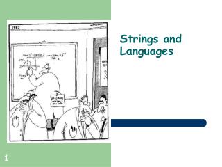 Strings and Languages