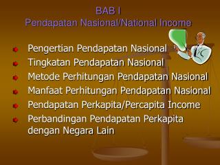 BAB I Pendapatan Nasional/National Income