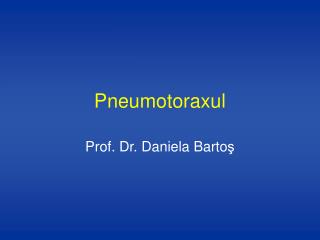 Pneumotoraxul
