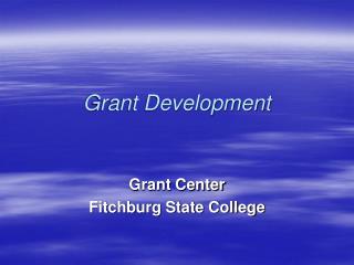 Grant Development