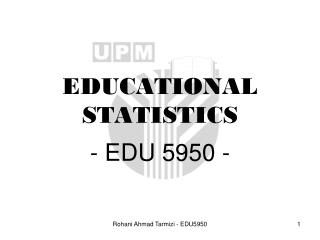 EDUCATIONAL STATISTICS