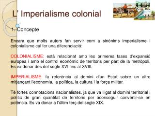 L’ Imperialisme colonial