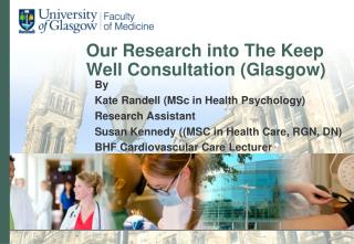 Our Research into The Keep Well Consultation (Glasgow)