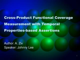 Cross-Product Functional Coverage Measurement with Temporal Properties-based Assertions