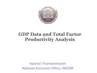 GDP Data and Total Factor Productivity Analysis