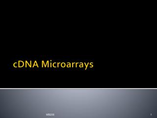 cDNA Microarrays