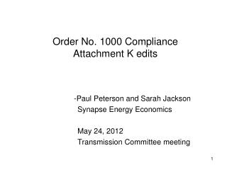 Order No. 1000 Compliance Attachment K edits