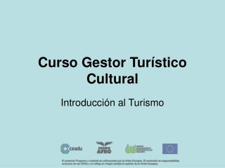 Curso Gestor Turístico Cultural