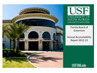 Florida Board of Governors Annual Accountability Report 2012-13
