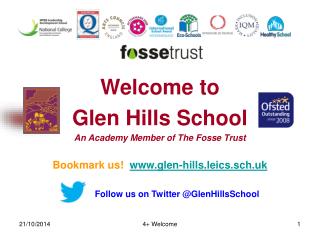Welcome to Glen Hills School An Academy Member of The Fosse Trust