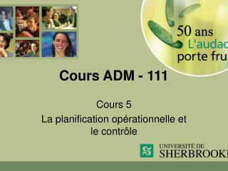 Cours ADM - 111