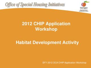 Habitat Development Activity