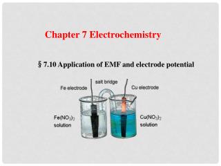 Chapter 7 Electrochemistry