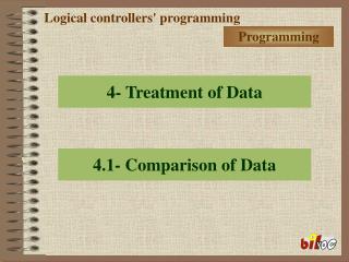 Logical controllers' programming