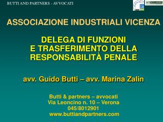 1. LE RESPONSABILITA’ DI IMPRESA