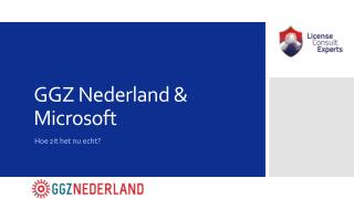 GGZ Nederland &amp; Microsoft