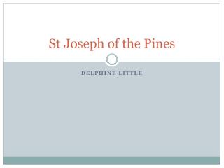 St Joseph of the Pines