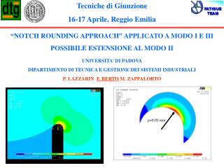 Tecniche di Giunzione 16-17 Aprile, Reggio Emilia