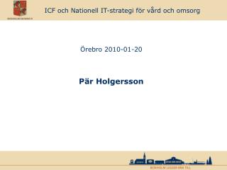 ICF och Nationell IT-strategi för vård och omsorg