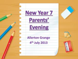 New Year 7 Parents’ Evening