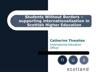 Students Without Borders – supporting internationalisation in Scottish Higher Education