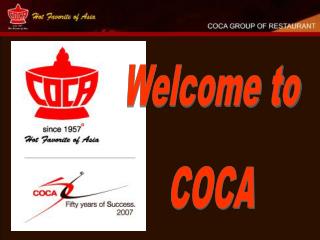 Welcome to COCA