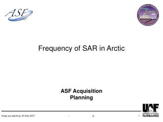 Frequency of SAR in Arctic