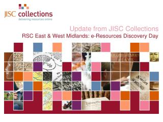 Update from JISC Collections