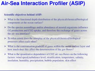 Air-Sea Interaction Profiler (ASIP)