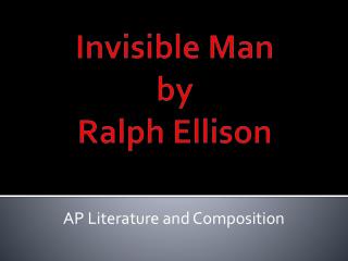 invisible man ralph ellison audiobook free download