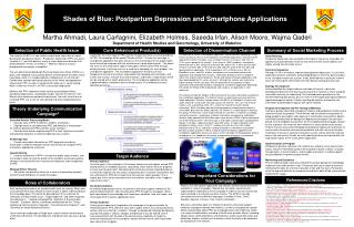 Shades of Blue: Postpartum Depression and Smartphone Applications