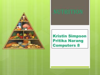Kristin Simpson Pritika Narang Computers 8