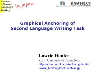 Graphical Anchoring of Second Language Writing Task