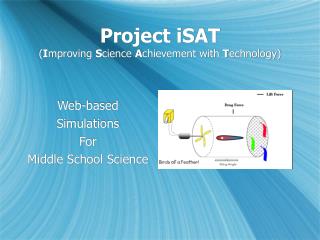Project iSAT ( I mproving S cience A chievement with T echnology)